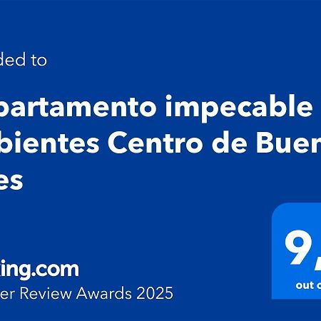 Departamento Impecable 2 Ambientes Centro De Buenos Aires 아파트 외부 사진